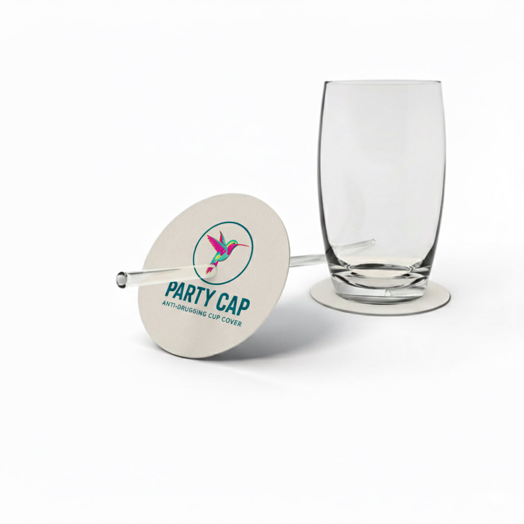 PartyCap Bierdeckel WM 2026 – Cleverer Insektenschutz für Getränke Ø 10 cm
